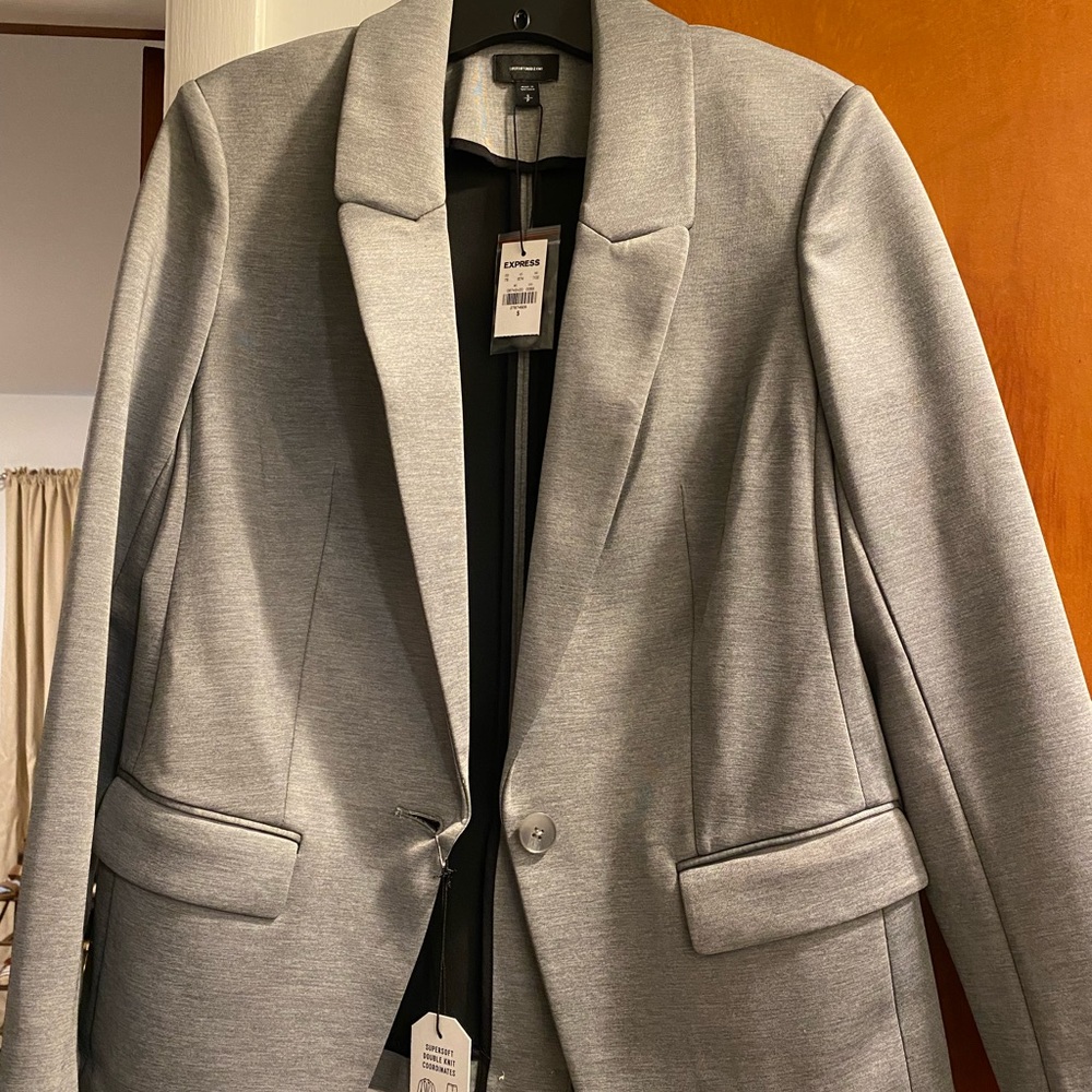 Express Super Soft Double Knit Blazer NWT